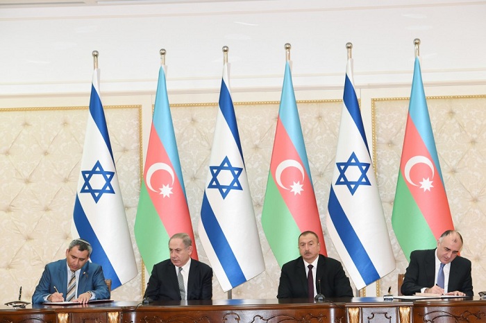 Azərbaycan-İsrail sənədləri imzalandı - Fotolar